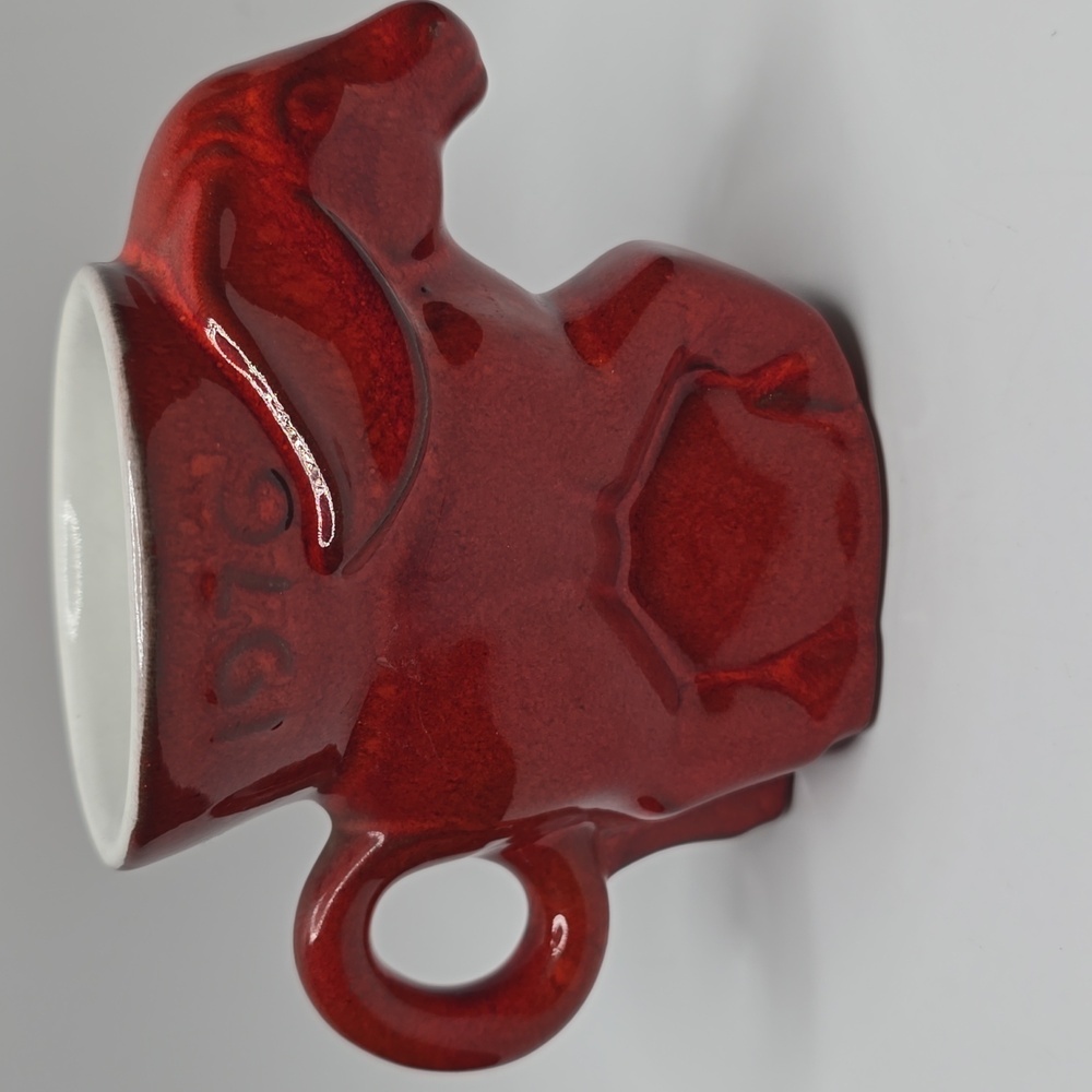 Frankoma Political Mug Democratic 1976 Dem Red